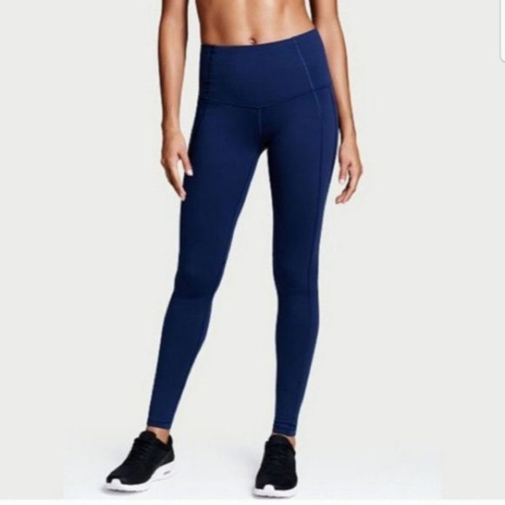 Victoria’s Secret Sport High Waist Blue Leggings Knockout Tight Size XS